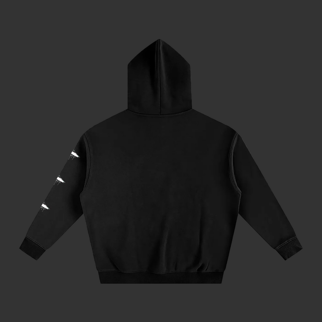 Stealth Glitched Edition Oversize Hoodie