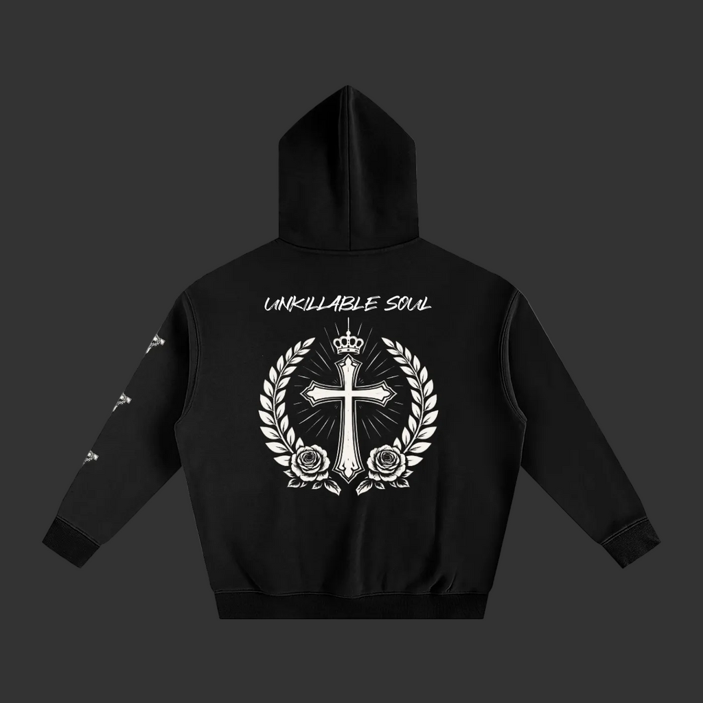 Stealth Oversize Hoodie unkillable soul